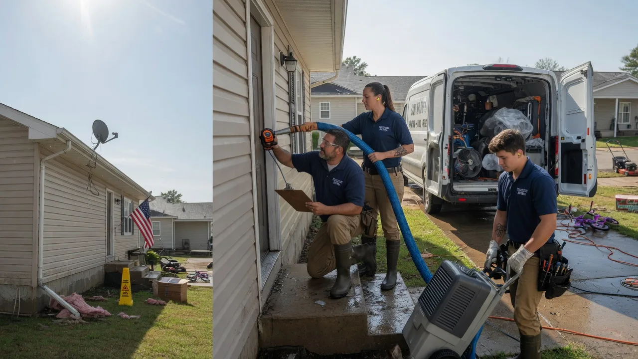Ceiling Water Damage Restoration in Kennard, TX near me