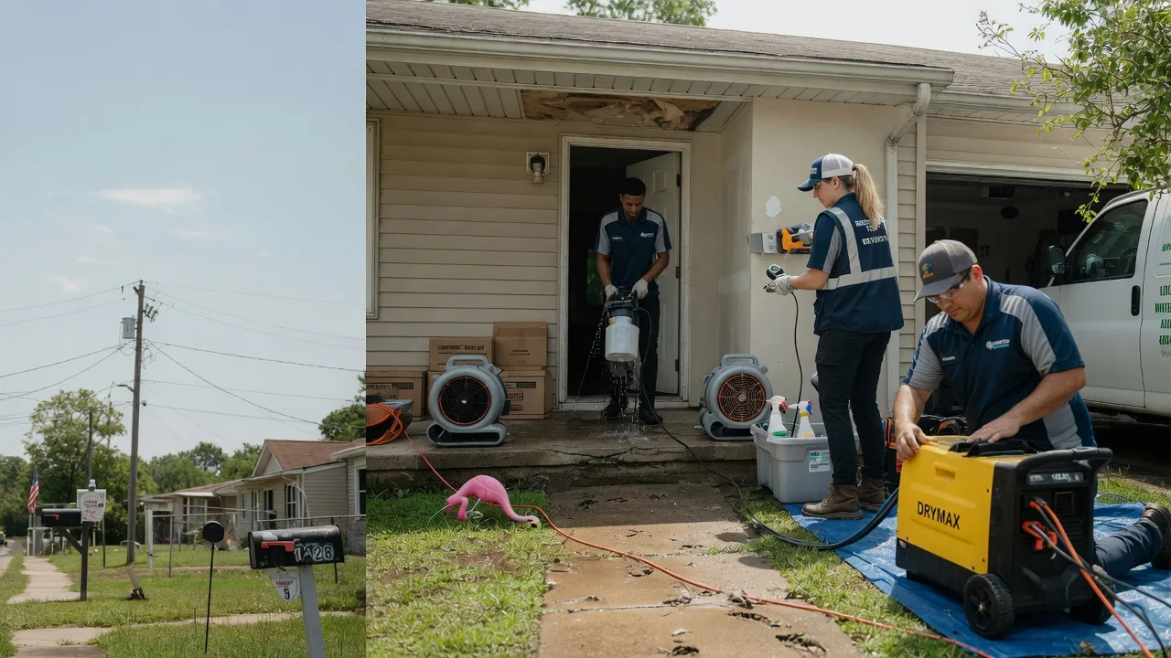 Storm Damage Water Removal in Kennard, TX near me